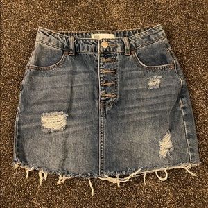 Tillys RSQ denim skirt -size 1